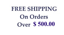 Free Shipping On Orders Over $500.00