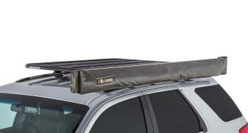Rhino Rack Foxwing Awning on roof for traveling