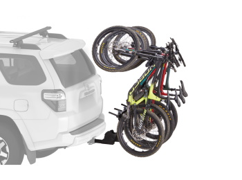 Yakima HangOver Bike Rack with bikes mounted