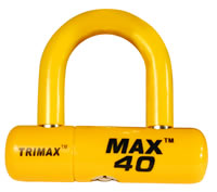 Trimax MAX40 Yellow U-Lock